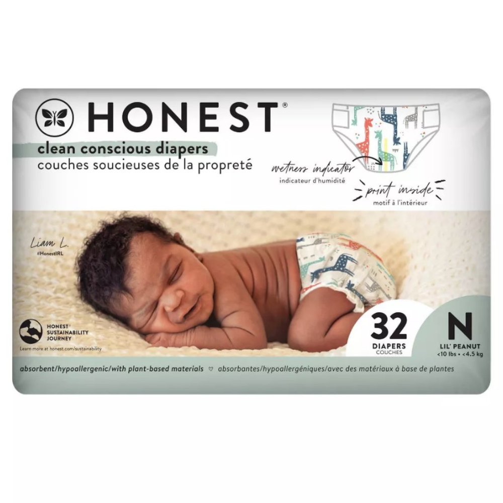 NewBorn Diaper Bundle (Honest and Luvs)